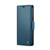 For iPhone 14 Pro Max CaseMe 023 Butterfly Buckle Litchi Texture RFID Anti-theft Leather Phone Case(Blue)