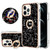 For iPhone 12 / 12 Pro Electroplating Dual-side IMD Phone Case with Ring Holder(Equation)
