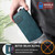 For iPhone 12 mini TTUDRCH RFID Retro Texture Magnetic Leather Phone Case(Greem)