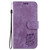 For iPhone 14 Pro Little Tiger Embossed Leather Phone Case(Purple)