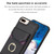 For iPhone 8 Plus / 7 Plus BF29 Organ Card Bag Ring Holder Phone Case(Black)