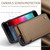 For iPhone 8 Plus / 7 Plus CaseMe C22 Card Slots Holder RFID Anti-theft Phone Case(Brown)