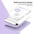 For iPad Pro 11 2022 / Air 10.9 2022 360 Rotation Detachable Clear Acrylic Leather Tablet Case(Light Purple)