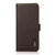 For Xiaomi Redmi K60 Ultra / 13T KHAZNEH Side-Magnetic Litchi Genuine Leather RFID Phone Case(Brown)