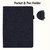 For Xiaomi Pad 6 / Pad 6 Pro Calf Texture Embossed Leather Tablet Case(Black)