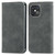 For iPhone 14 Retro Skin Feel Magnetic Flip Leather Phone Case(Gray)