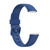 For Fitbit Luxe Silicone Color Buckle Watch Band, Size:S(Dark Blue)
