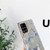 For Samsung Galaxy S21 Ultra 5G Translucent Plating Flower Phone Case(Cherry Blossoms)