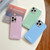 For iPhone 13 Pro Max Painted Pattern PC Phone Case (Blue)