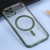 For iPhone 13 MagSafe Electroplating Straight TPU Phone Case(Dark Green)