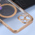 For iPhone 13 MagSafe Electroplating Straight TPU Phone Case(Gold)