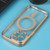 For iPhone 13 Pro MagSafe Electroplating Straight TPU Phone Case (Gold)