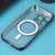 For iPhone 13 Pro MagSafe Electroplating Straight TPU Phone Case (Black)