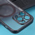For iPhone 13 Pro MagSafe Electroplating Straight TPU Phone Case (Black)