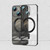 For iPhone 14 Plus Whorl Electroplated MagSafe Magnetic Phone Case (Black)