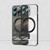 For iPhone 14 Pro Max Whorl Electroplated MagSafe Magnetic Phone Case (Black)
