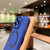 For iPhone 12 MagSafe Magnetic Lanyard Phone Case(Blue)