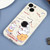 For iPhone 13 mini Astronaut Pattern Frosted TPU Phone Case(White)