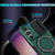 For Samsung Galaxy S23 FE 5G Sliding Camshield Magsafe Holder TPU Hybrid PC Phone Case(Deep Green) For Samsung Galaxy S23 FE 5G Sliding Camshield Magsafe Holder TPU Hybrid PC Phone Case(Deep Green)