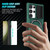 For Samsung Galaxy S23 Ultra 5G Sliding Camshield Magsafe Holder TPU Hybrid PC Phone Case(Deep Green)