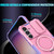 For Samsung Galaxy S23 FE 5G Sliding Camshield Magsafe Holder TPU Hybrid PC Phone Case(Purple Pink)