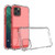 For iPhone 12 mini Straight Edge Dual Bone-bits Shockproof TPU Clear Case