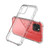 For iPhone 12 mini Straight Edge Dual Bone-bits Shockproof TPU Clear Case