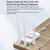 VONETS VAR600-H 600Mbps Wireless Bridge WiFi Repeater, With Power Adapter + 4 Antennas + DC Adapter Set