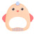 MJYJ019 Silicone Baby Teether Children Molar Stick Toy, Color: Orange
