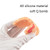 MJYJ019 Silicone Baby Teether Children Molar Stick Toy, Color: Pink