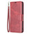 For Xiaomi Redmi Note 13 Lambskin Texture Pure Color Flip Leather Phone Case(Red)