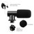 PULUZ Live Broadcast Smartphone Video Vlogger Kits Microphone + Tripod Mount + Phone Clamp Holder (Black)