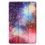 For Samsung Galaxy Tab S9 FE Custer Painted 3-Fold Holder Smart Leather Tablet Case(Milky Way Nebula)
