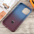 For iPhone 15 Gradient MagSafe Holder Liquid TPU Hybrid PC Phone Case(Blue Wine Red)