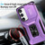 For Samsung Galaxy S23 5G Sliding Camshield Holder Phone Case(Purple)
