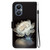 For OnePlus Nord N20 5G Crystal Texture Colored Drawing Leather Phone Case(Crystal Peony)