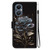 For OnePlus Nord N20 5G Crystal Texture Colored Drawing Leather Phone Case(Black Rose)
