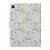 For Samsung Galaxy Tab A9+ Flower Pattern Horizontal Flip PU Tablet Case with Sleep / Wake-up Function(Small Floral)