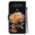 For LG K61 Crystal Texture Colored Drawing Leather Phone Case(Gold Peony)