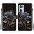 For OnePlus Nord CE 2 5G Crystal Texture Colored Drawing Leather Phone Case(Black Rose)