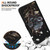 For OnePlus Nord CE 2 5G Crystal Texture Colored Drawing Leather Phone Case(Black Rose)