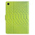 For Samsung Galaxy Tab A9+ Solid Color Crocodile Texture Smart PU Tablet Case with Sleep / Wake-up Function(Green)