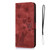 For iPhone XR Butterfly Cat Embossing Flip Leather Phone Case(Red)