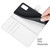 For Wiko Power U20 Litchi Texture Horizontal Flip Protective Case with Holder & Card Slots & Wallet(White)