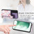 For Samsung Galaxy S22+ 5G Retro Painted Zipper Wallet Back Phone Case(Purple)