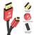 3m Version 2.1 Mini DP To DP Cable Monitor Computer Video Adapter Cable 30AWG OD6.3MM
