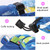 Unisex Skiing Riding Winter Outdoor Sports Touch Screen Thickened Splashproof Windproof Warm Gloves, Size: XS(Linen Light Gray)