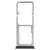 For Vivo Y75 2 x SIM Card Tray + Micro SD Card Tray (Black)