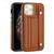 For iPhone 11 Pro Shockproof Leather Phone Case with Wrist Strap(Brown) For iPhone 11 Pro Shockproof Leather Phone Case with Wrist Strap(Brown)