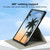 For iPad mini 6 3-Fold 360 Rotation Painted Leather Smart Tablet Case(Coconut Tree)